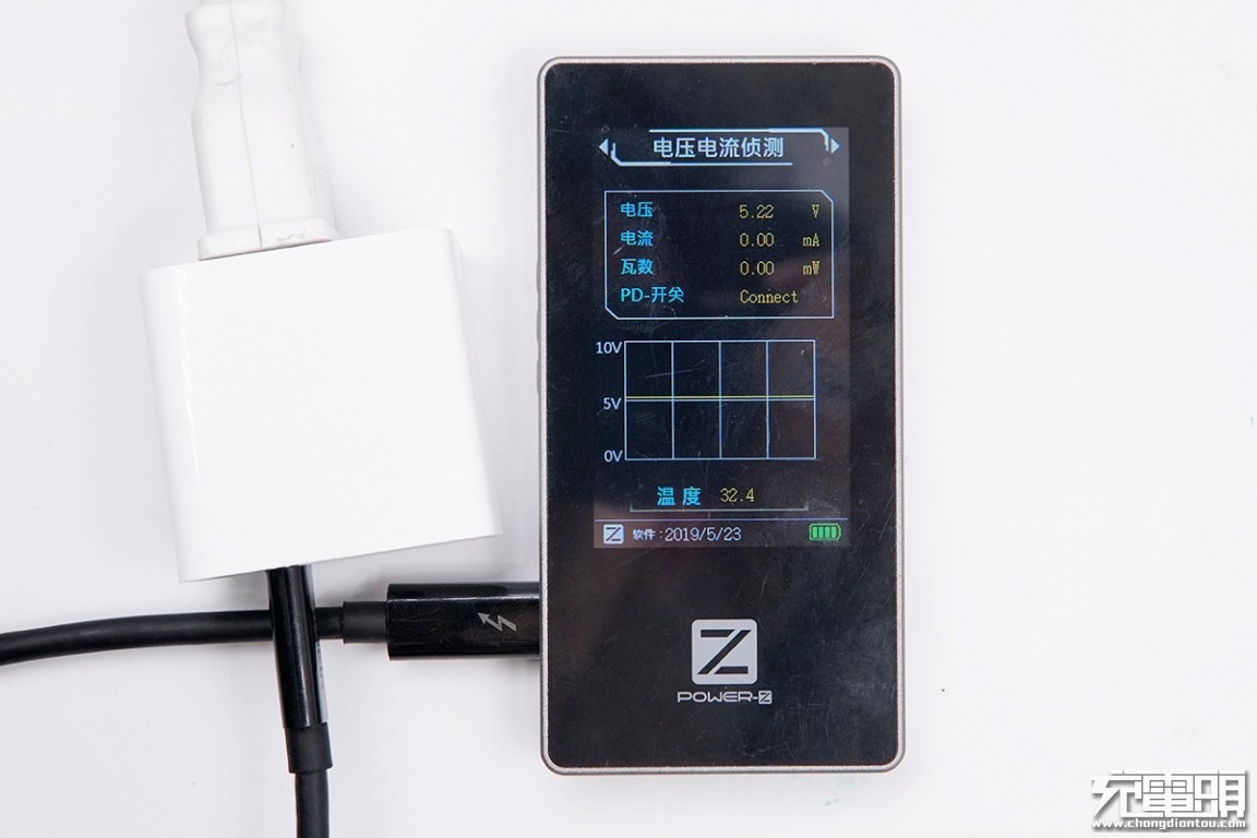 ChargerLAB POWER-Z MF001使用小技巧：测试设备电压电流-POWER-Z