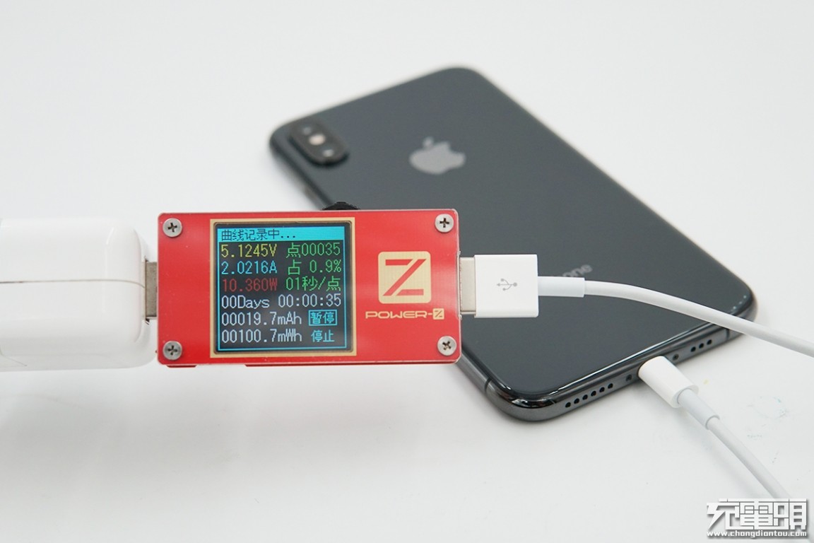 ChargerLAB POWER-Z KT001使用小技巧：一键离线记录设备充电电量-POWER-Z