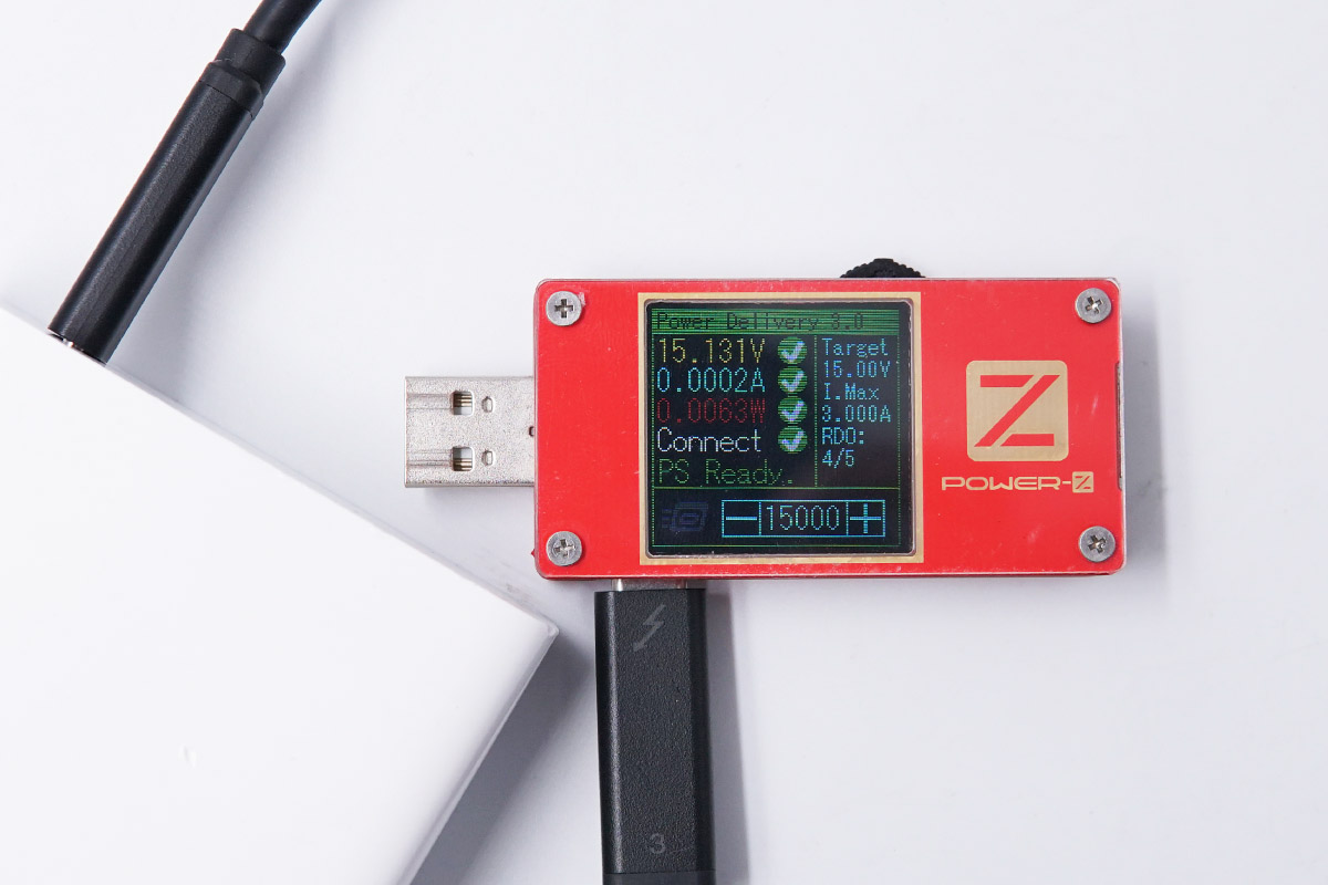 ChargerLAB POWER-Z KT001使用小技巧：一键检测PD充电器-POWER-Z