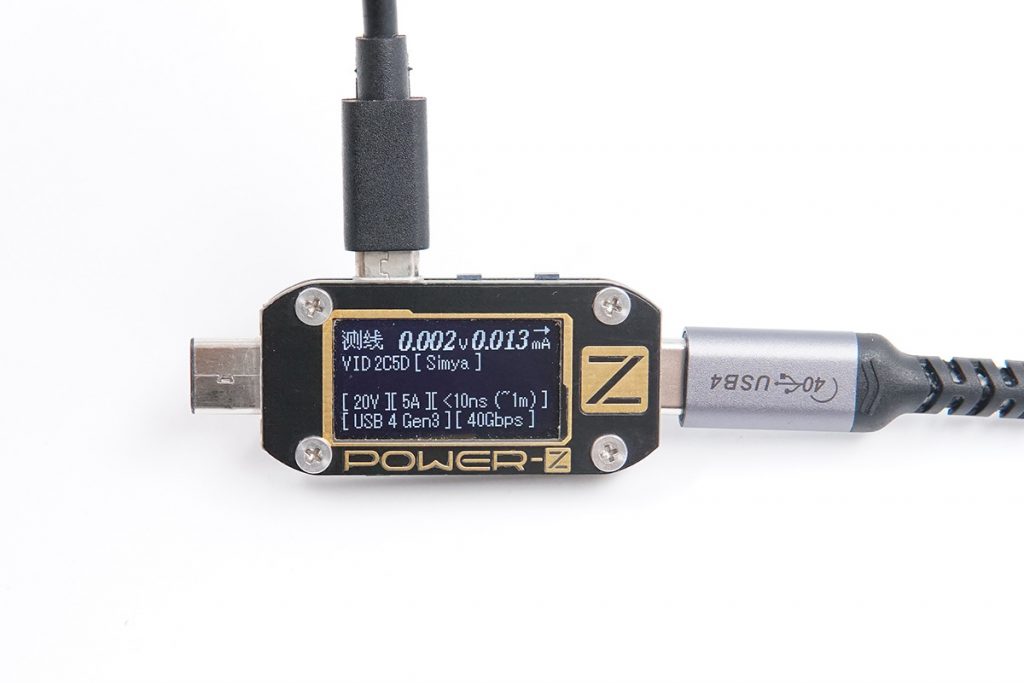 ChargerLAB POWER-Z KM001C最新固件能检测USB4了-POWER-Z